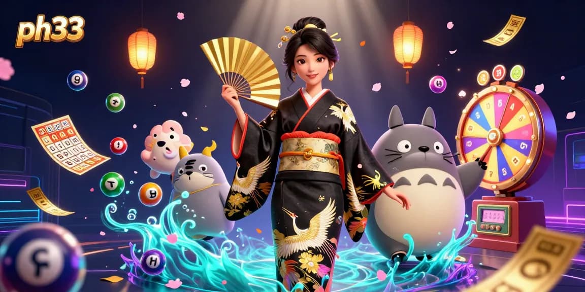 Play exciting games at ph33 casino with dynamic lottery elements and vibrant characters.