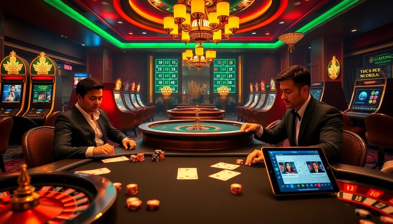 Experience thrilling casino action at https://fb88j.com/ with professional players and vibrant gaming tables.