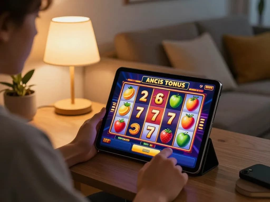 Engaging in thrilling slot bonuses while enjoying online gaming at home