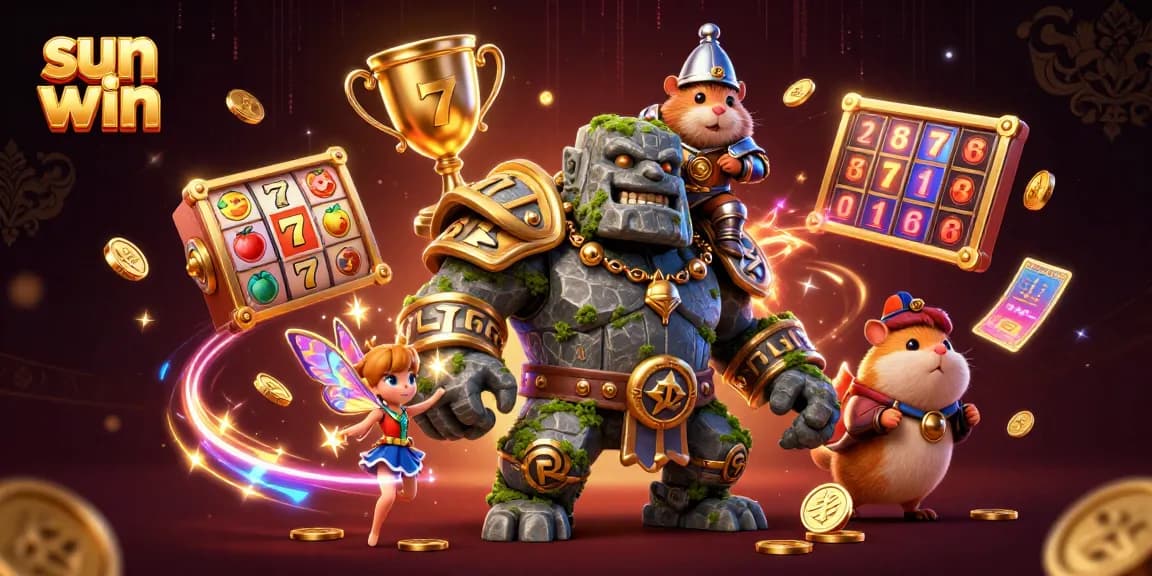 Spin to win with sun win's exciting slot games featuring magical characters and vibrant visuals.