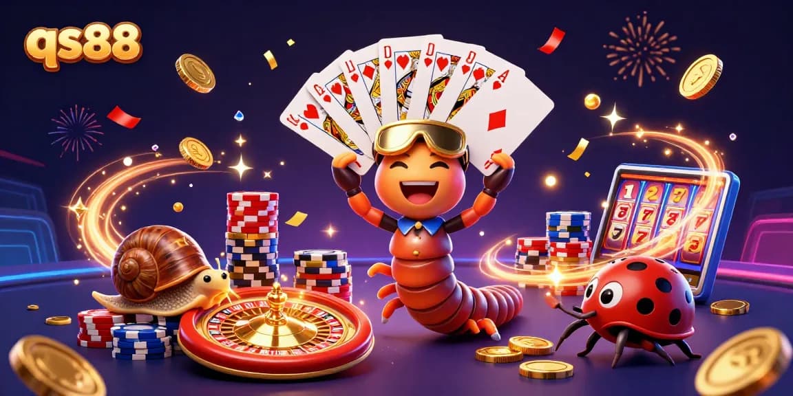 Engage with qs88’s exciting gameplay featuring captivating characters and thrilling casino elements.