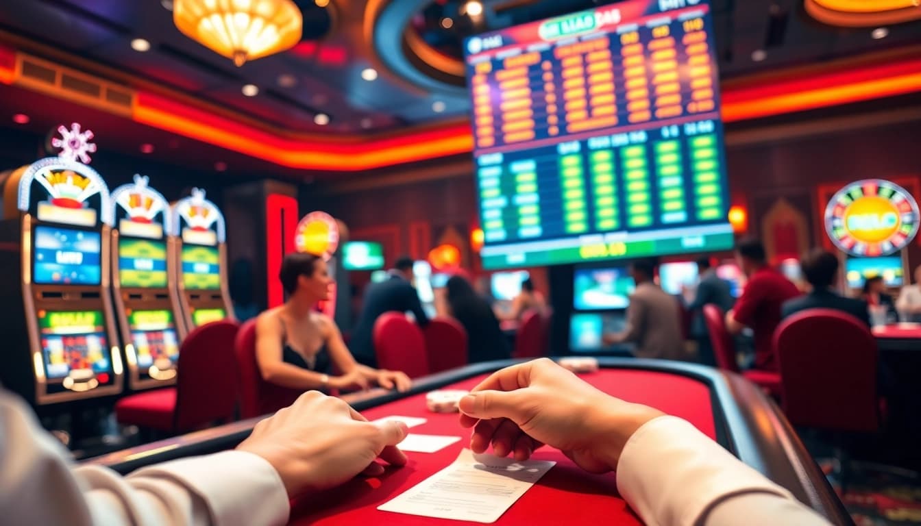 Excited players engaging at a poker table while exploring bl555 đăng nhập opportunities.