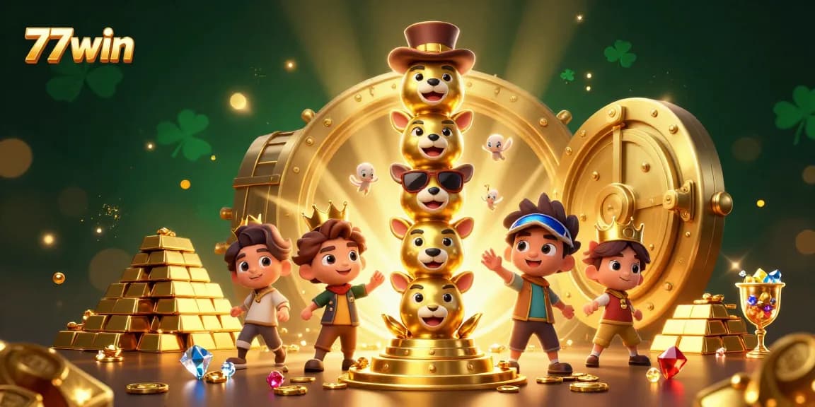 Experience thrilling gameplay with 77win's exciting casino adventures, filled with dazzling treasures.