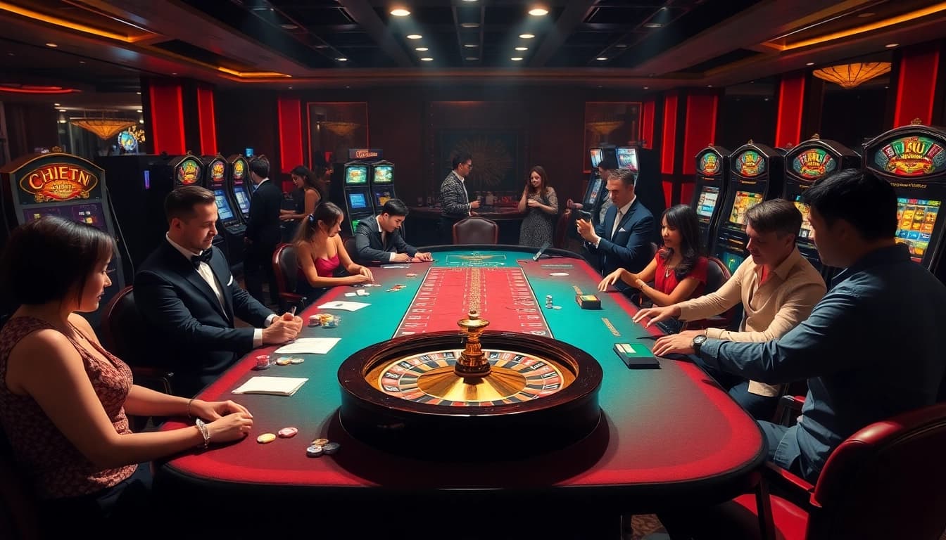 Experience vibrant games at NOHU with exciting slot machines and engaging casino tables.