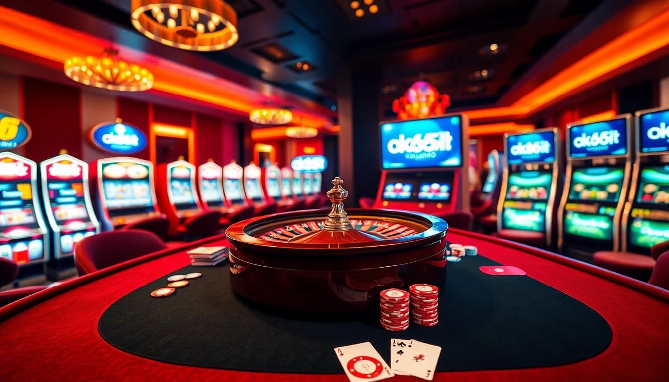 Experience the thrill of online gambling at ok365t.fit with vibrant casino games and exciting interfaces.