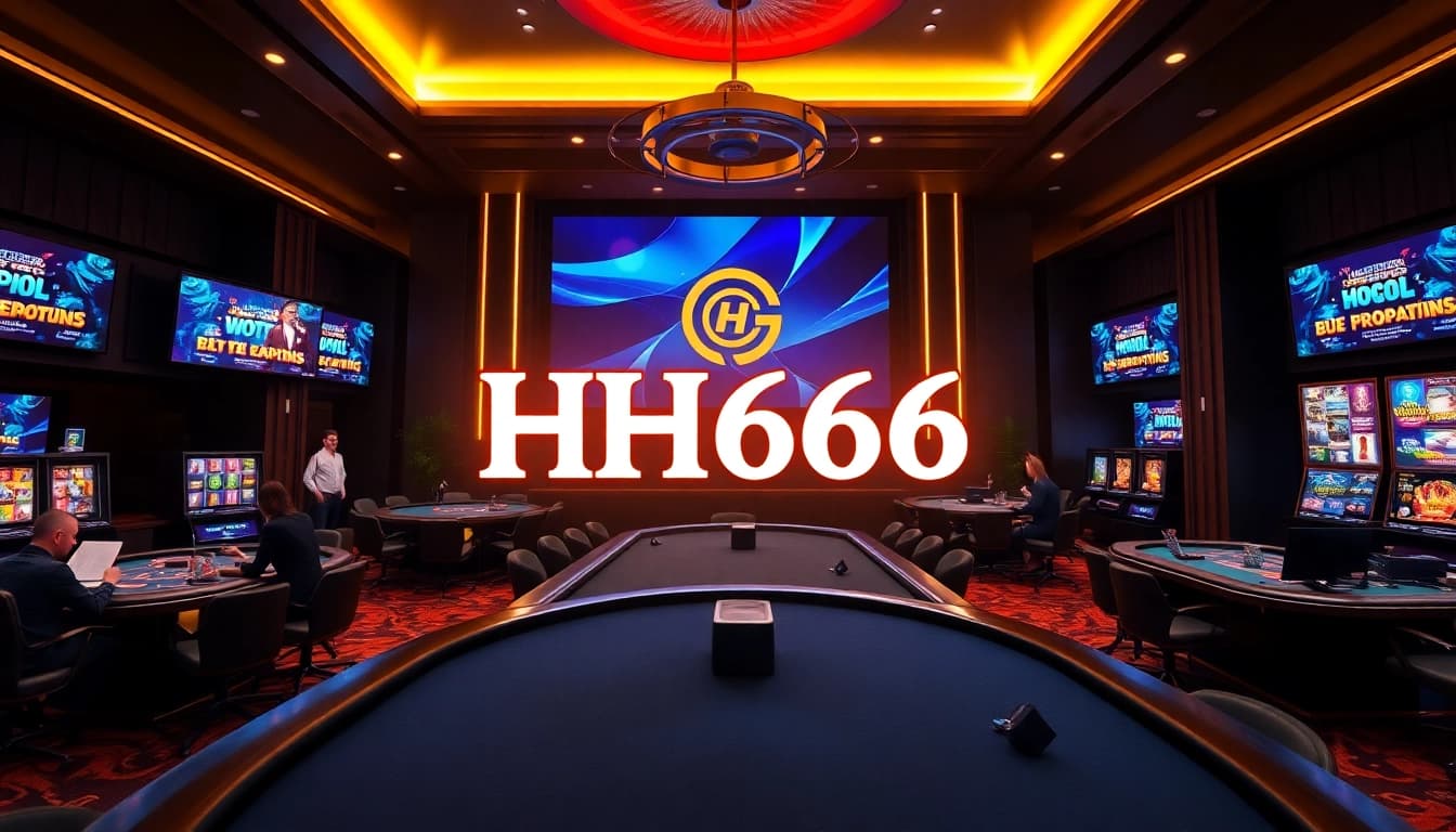 Experience the excitement of HH666 online casino featuring live dealers and vibrant games.