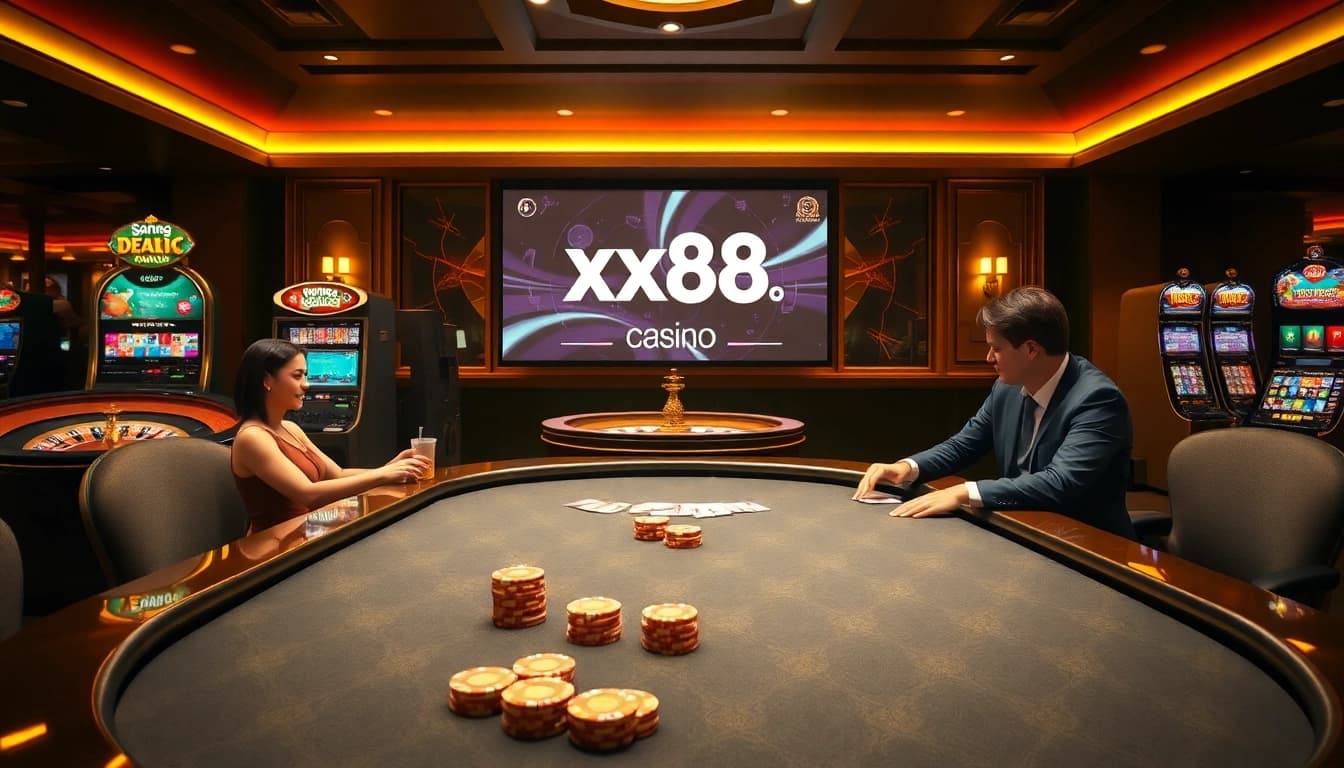 Experience the excitement of winning at xx88.casino with vibrant poker chips and thrilling games.