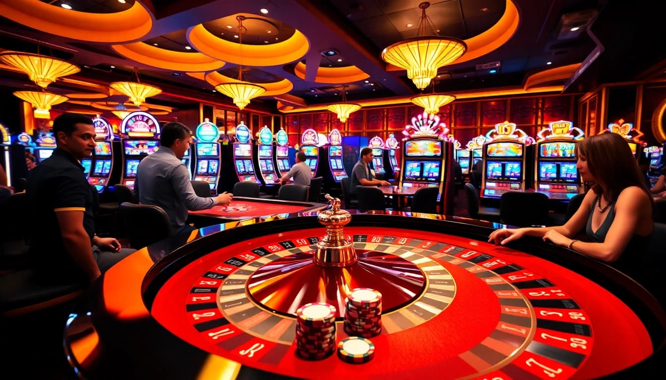 Experience the excitement at 98win01 casino with vibrant roulette and poker action.
