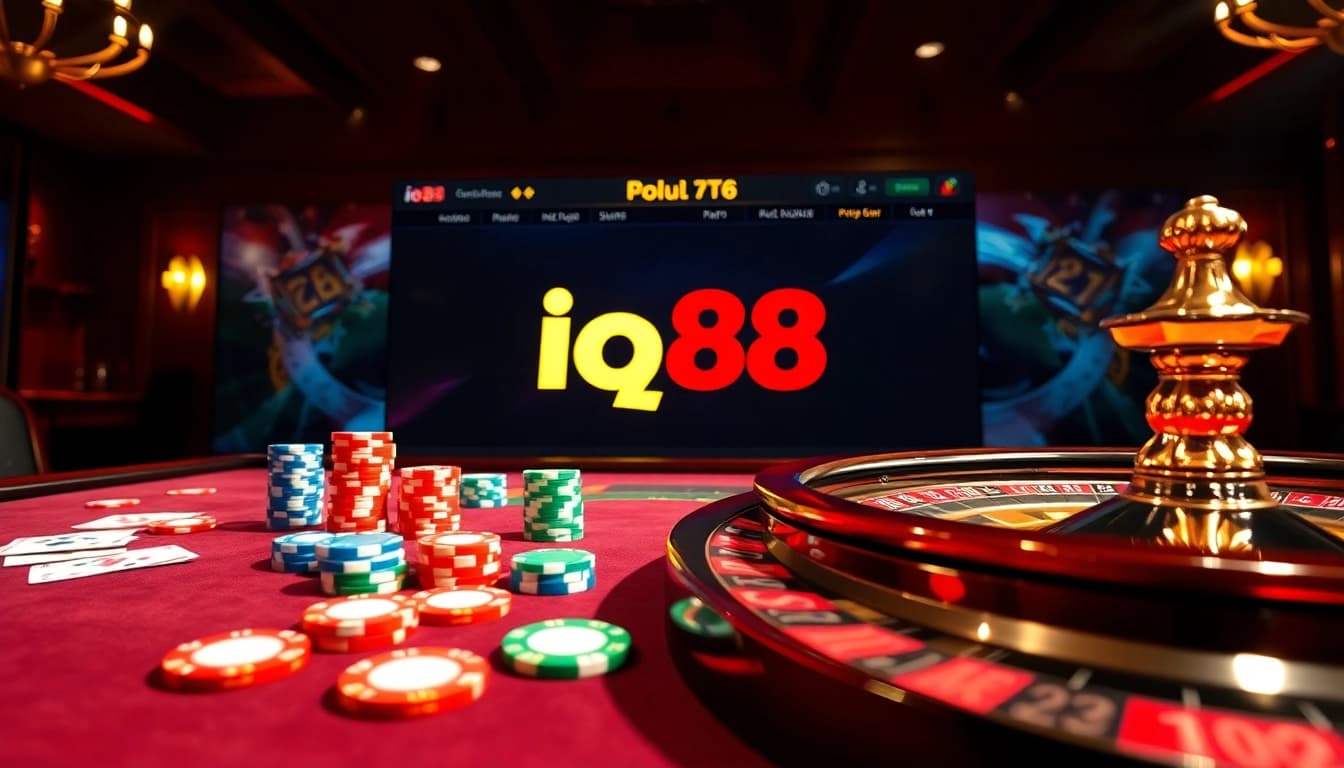 Experience thrilling gaming at iq88 with vibrant casino tables and engaging gameplay.