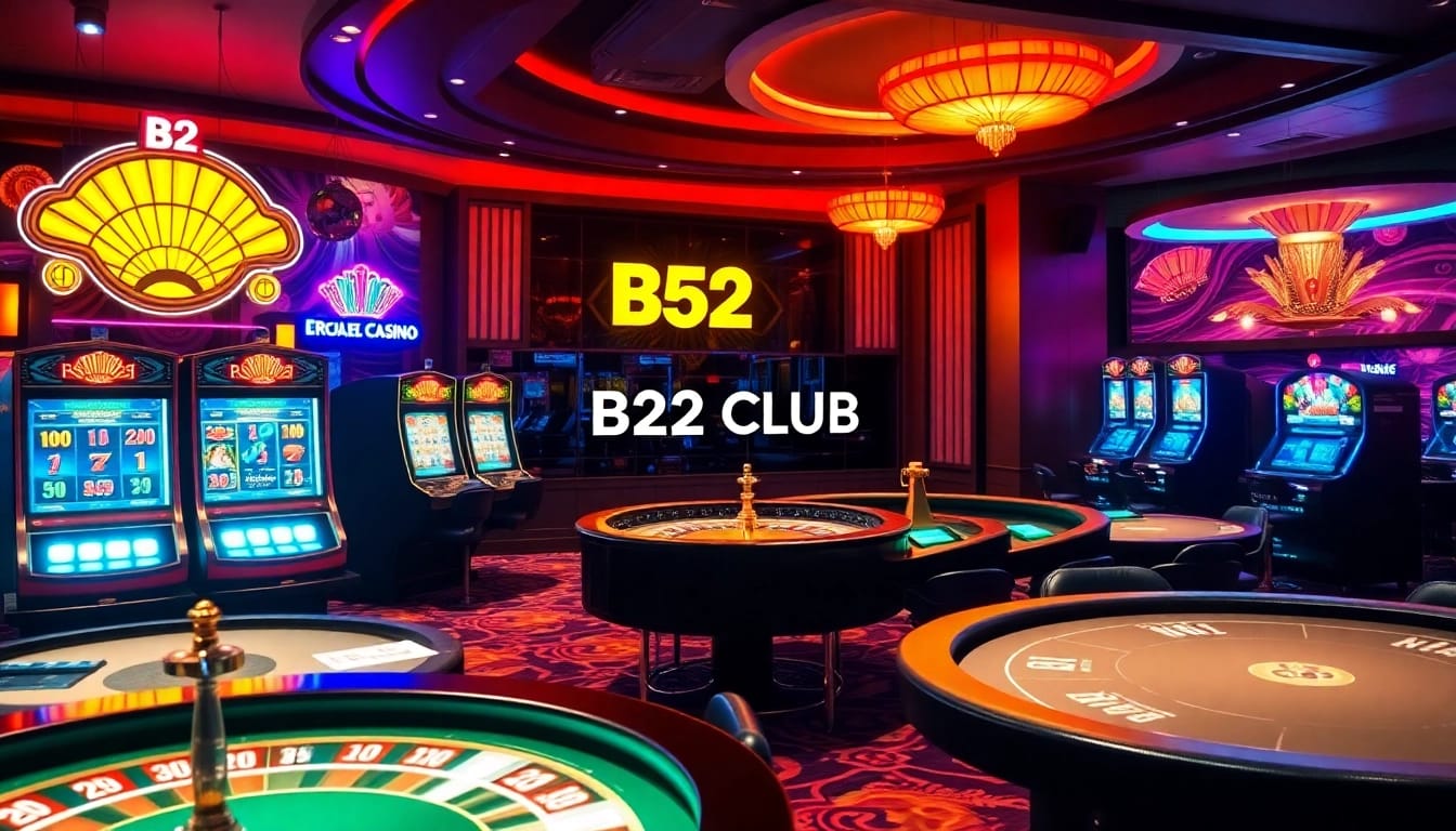 B52 CLUB offers an exhilarating online gambling experience with stunning table games and vibrant slot machines.