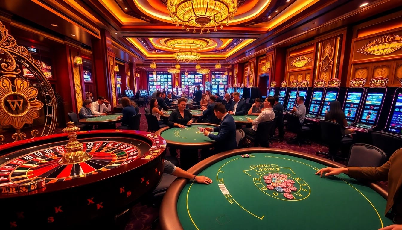 Experience thrilling moments at https://bem88.io/ with vibrant casino games and players in action.