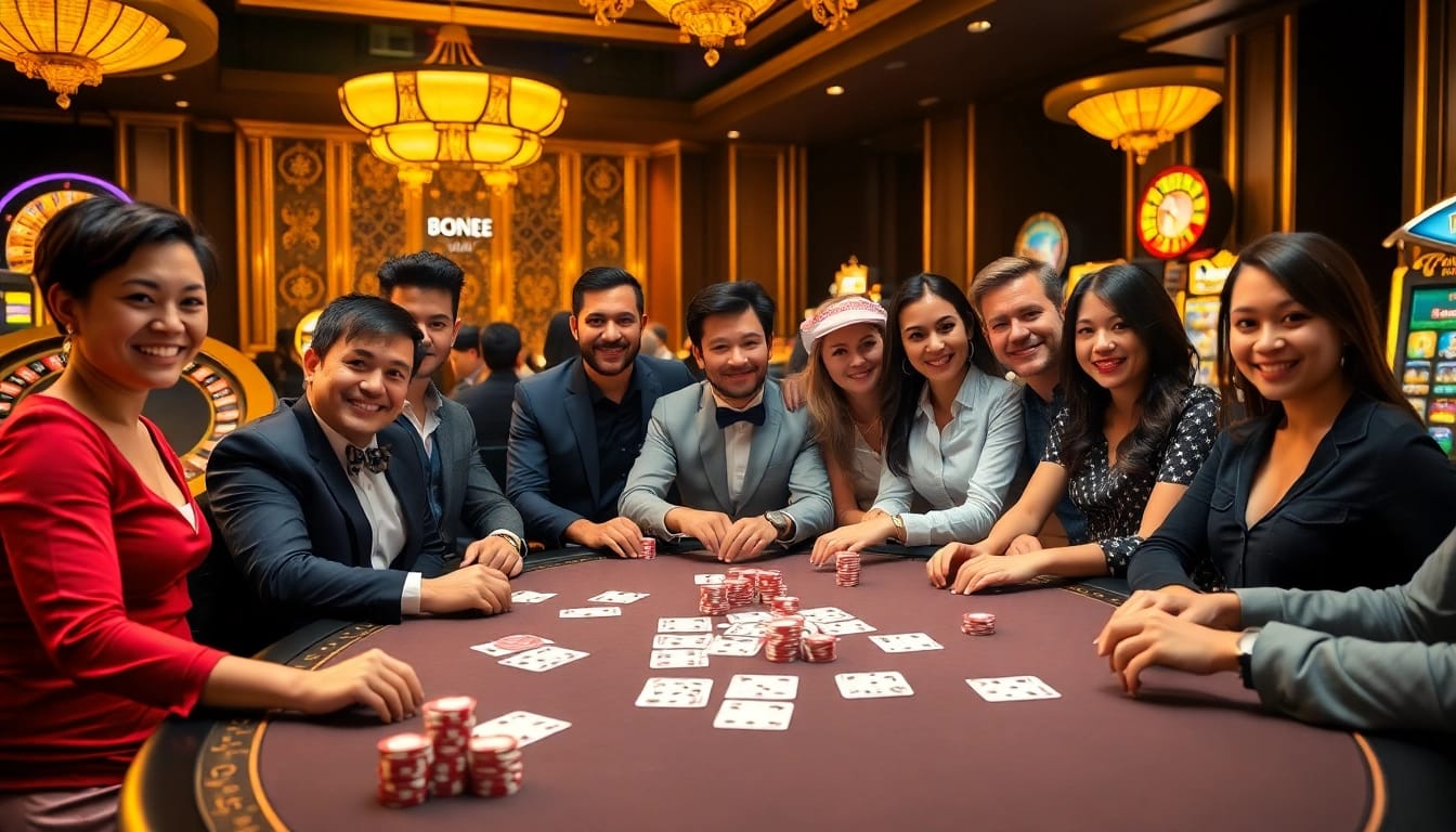 Experience the excitement of gambling at https://www.goaldaddyth.com/ with a vibrant casino scene.