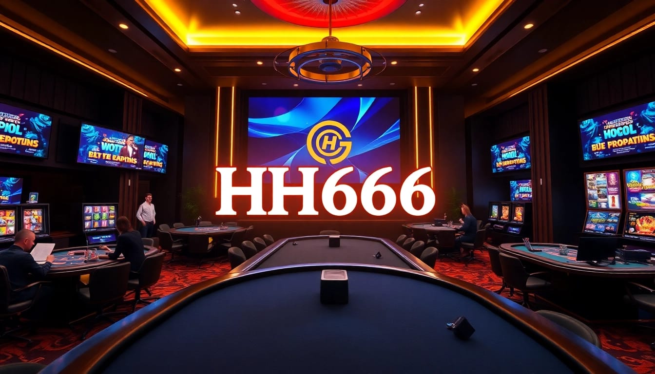 Experience the excitement of HH666 online casino featuring live dealers and vibrant games.