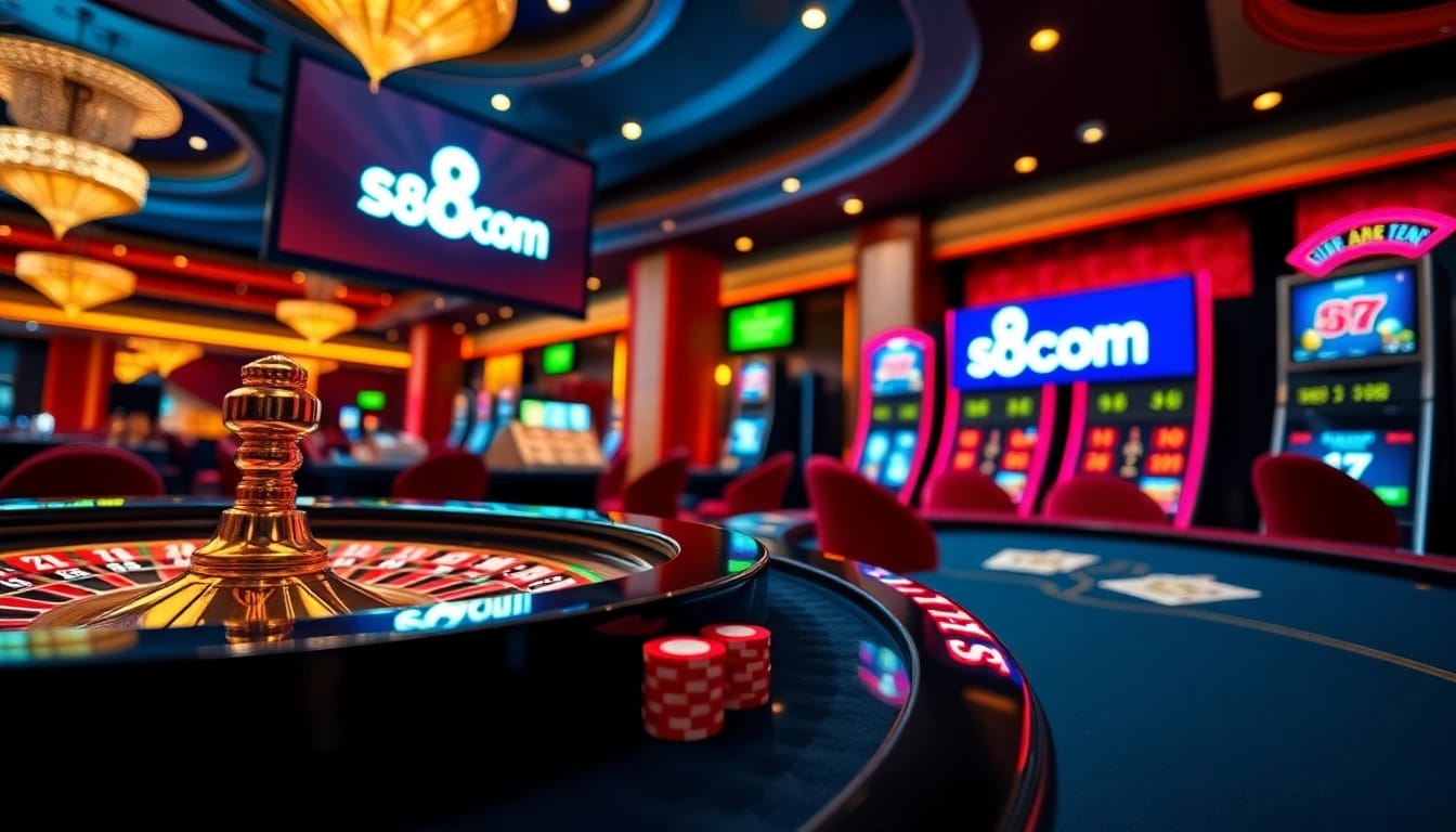 Experience the thrill of s8 com with vibrant casino games and betting action.