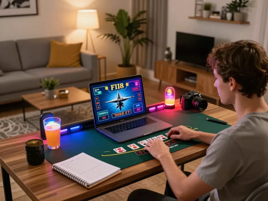 Player enjoying live dealer blackjack at F168 online casino with dynamic setting