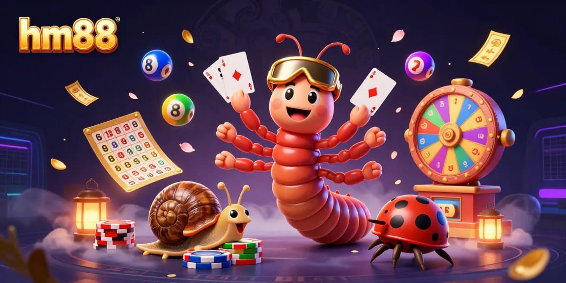 Spin winning strategies at hm88 with a 3D cartoon casino scene filled with excitement.