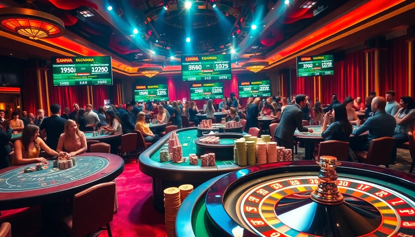 Players enjoying immersive gambling experiences at https://sirona.de.com/ casino, with vibrant tables and thrilling odds.