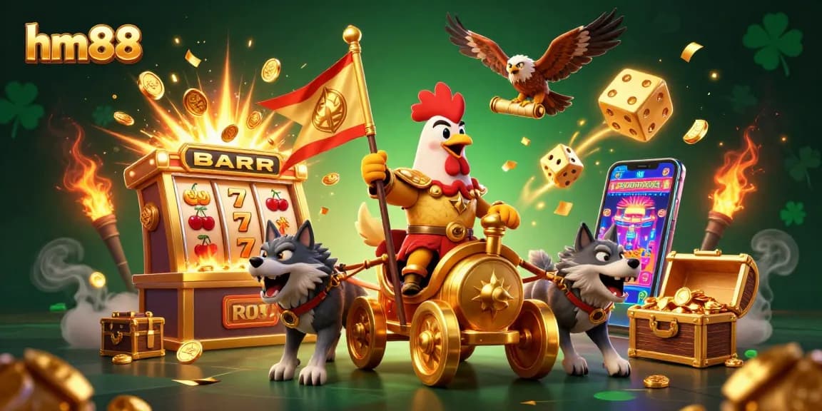 Experience the thrilling gameplay of hm88 with a vibrant jackpot explosion and exciting game elements.