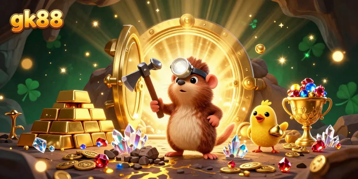 Experience gk88's thrilling treasure hunt with dynamic treasures and rich characters in the casino world.
