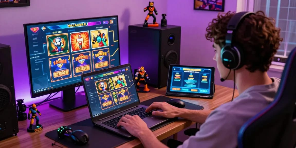 Engaging gaming moment at https://proplay88.uk.com/ showcasing vibrant online slots and gaming atmosphere.