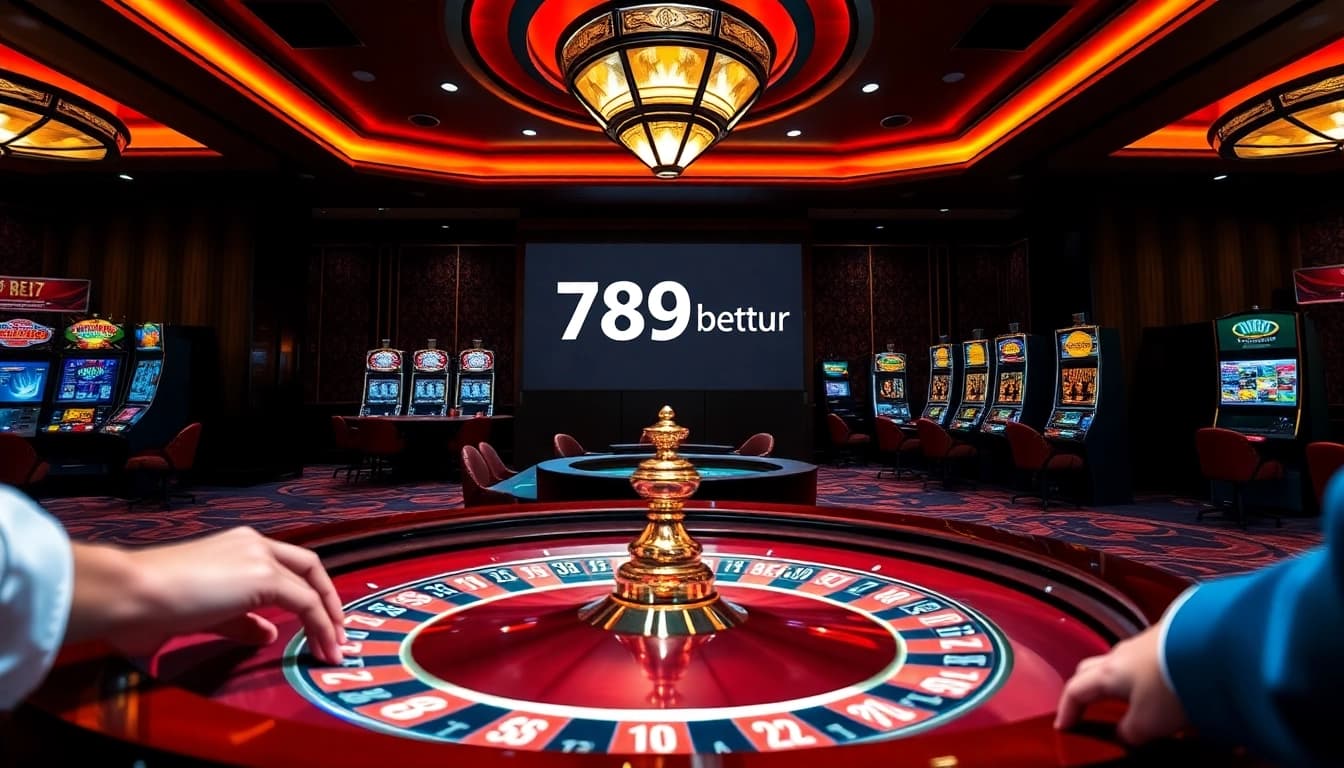 Playing poker and roulette at a luxurious casino, showcasing https://789bet.tours/ gaming excitement and professional bets.