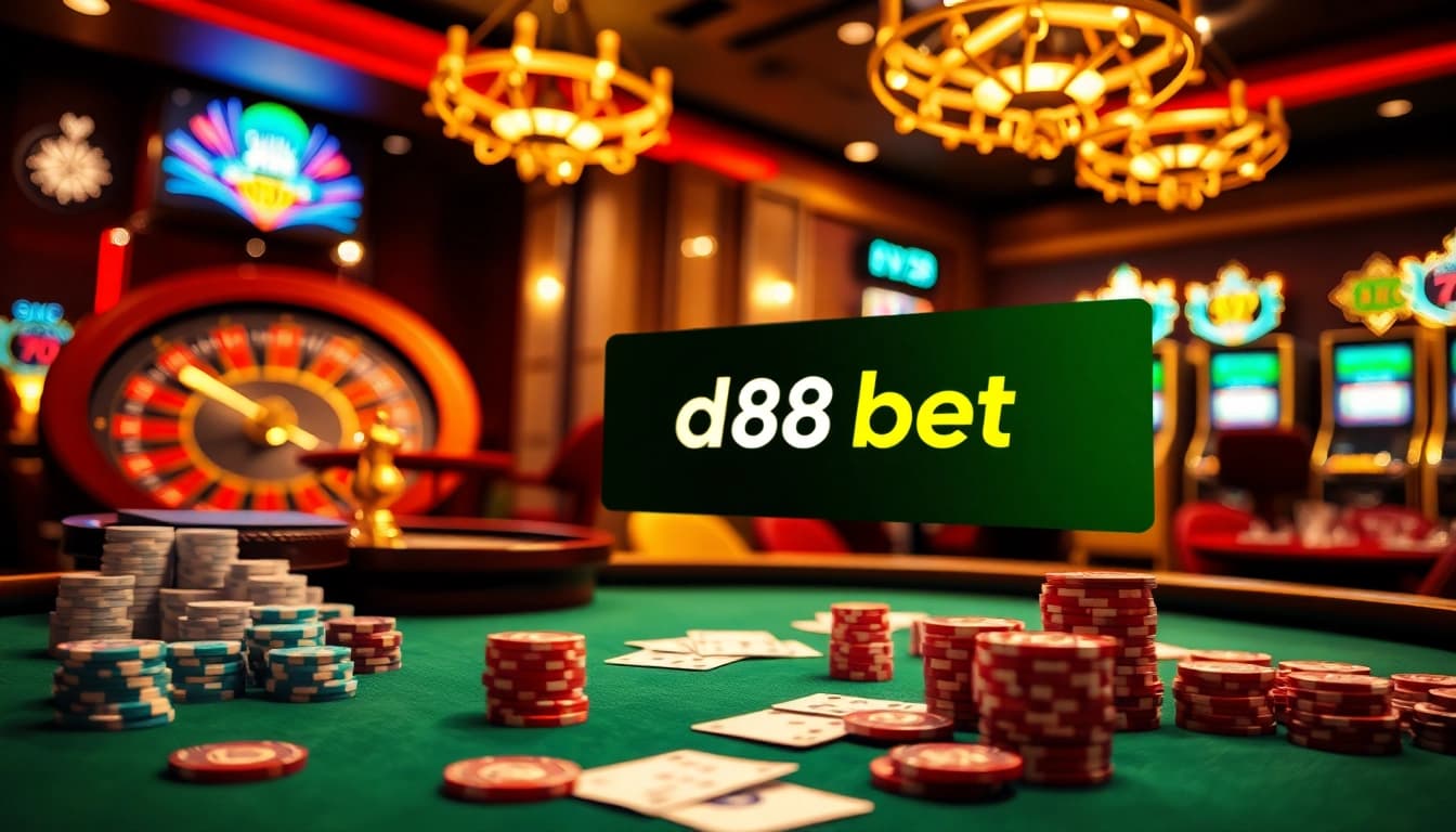 Experience high-stakes action at the da88 bet casino with thrilling gaming tables and slots.