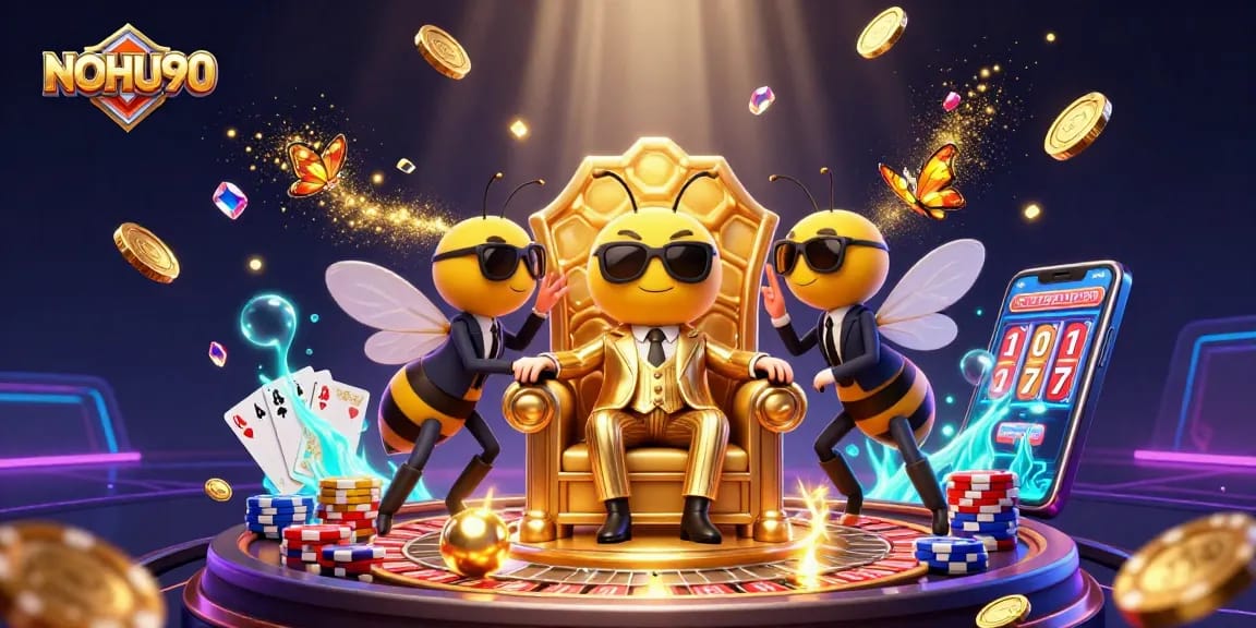Win big at NOHU90 with a vibrant scene of gambling action packed with excitement and rewards.