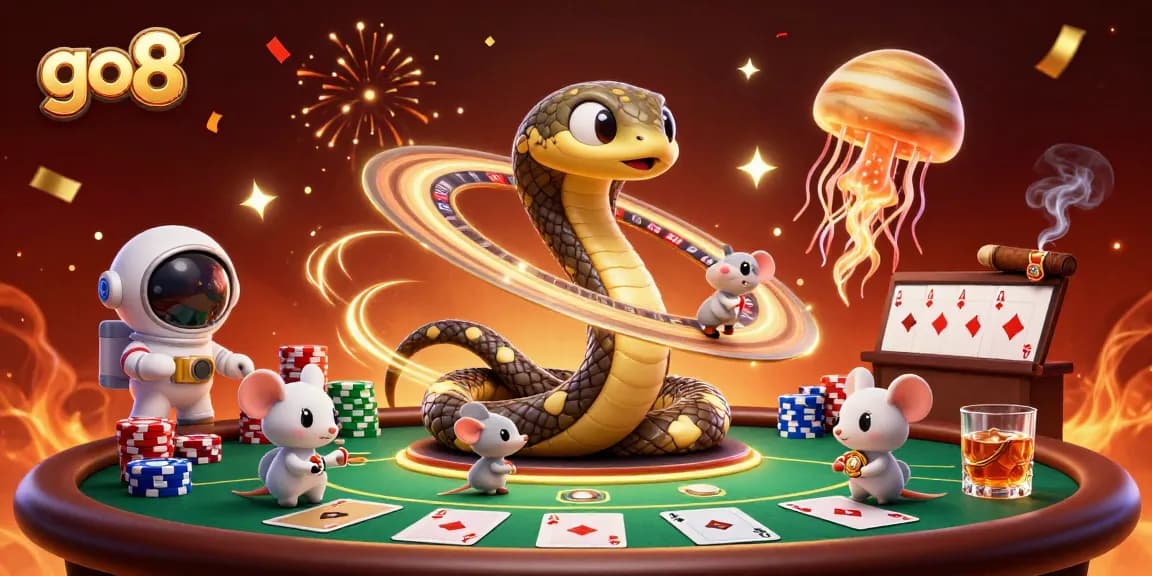 Engage with go8's thrilling casino experience featuring a cosmic roulette game and dynamic betting action.