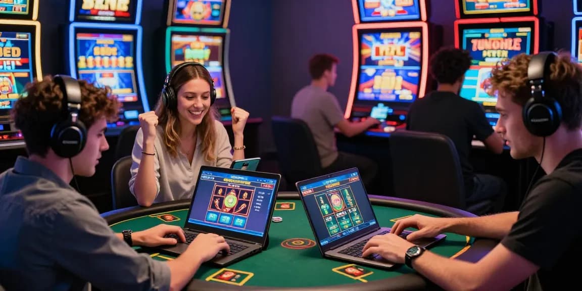 Players enjoying an exciting cm888 online casino gaming experience with diverse games and vibrant atmosphere.