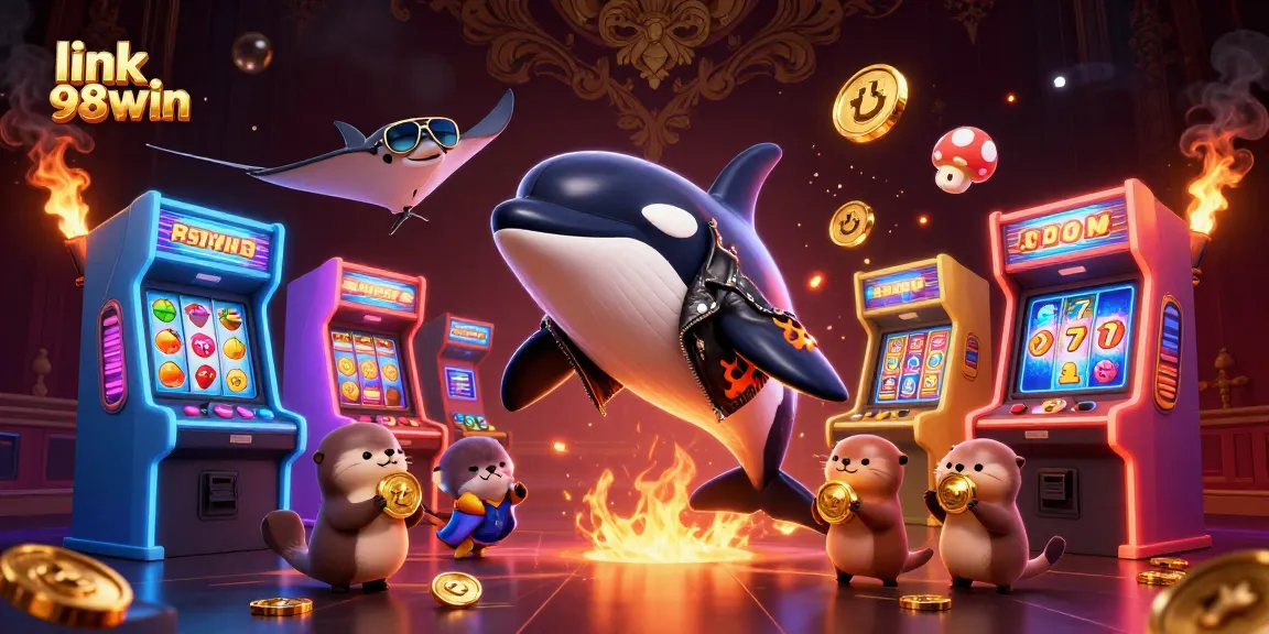 Experience exciting gaming dynamics with link 98win showcasing vibrant arcade elements and golden rewards.
