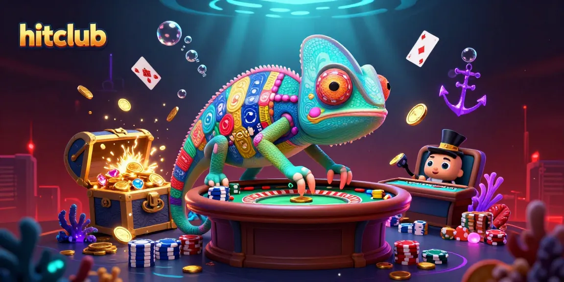 Play exciting games at hitclub with vibrant chameleon and underwater treasures!