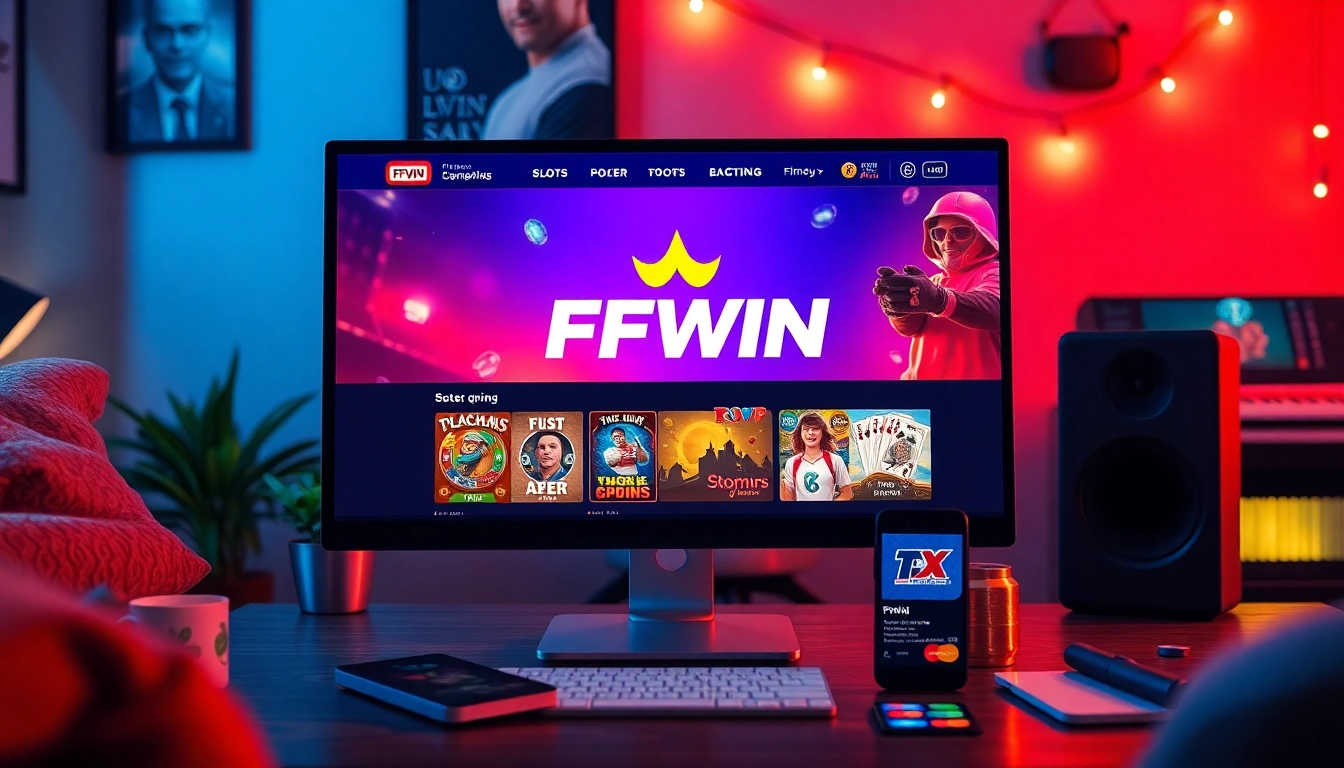 FFWIN online betting platform with user-friendly interface and diverse gaming options.