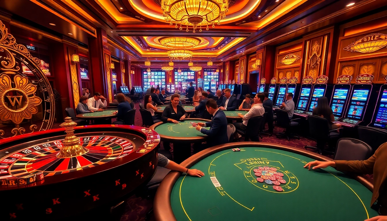 Experience thrilling moments at https://bem88.io/ with vibrant casino games and players in action.