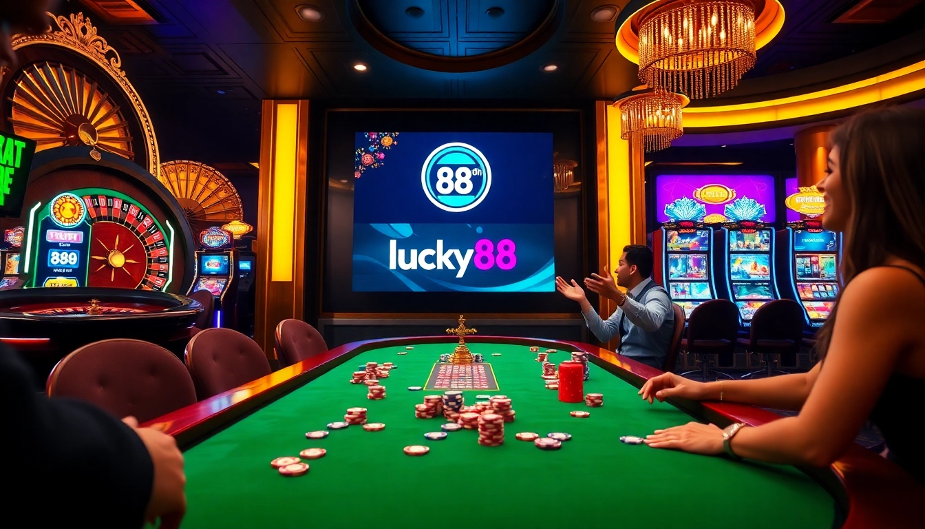 Experience the thrill of winning at lucky88 casino with vibrant games and professional settings.