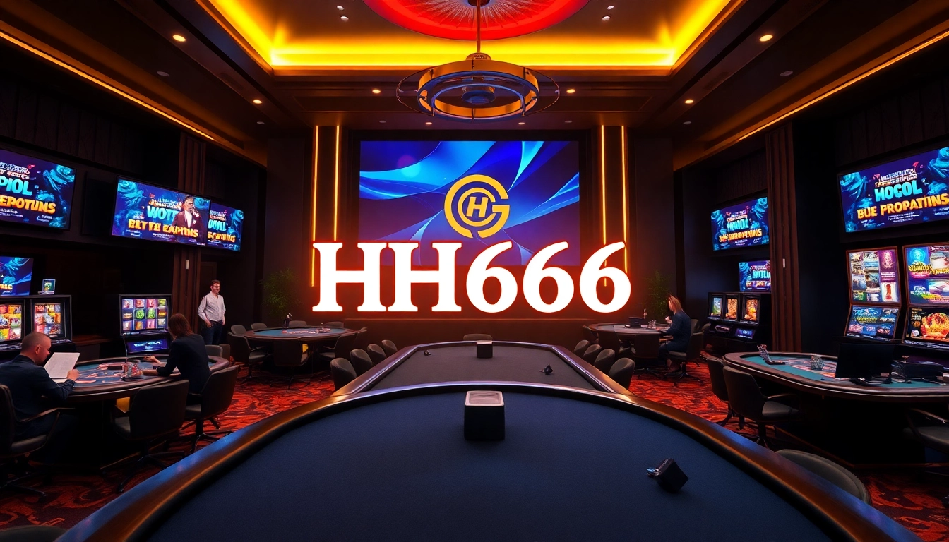 Experience the excitement of HH666 online casino featuring live dealers and vibrant games.