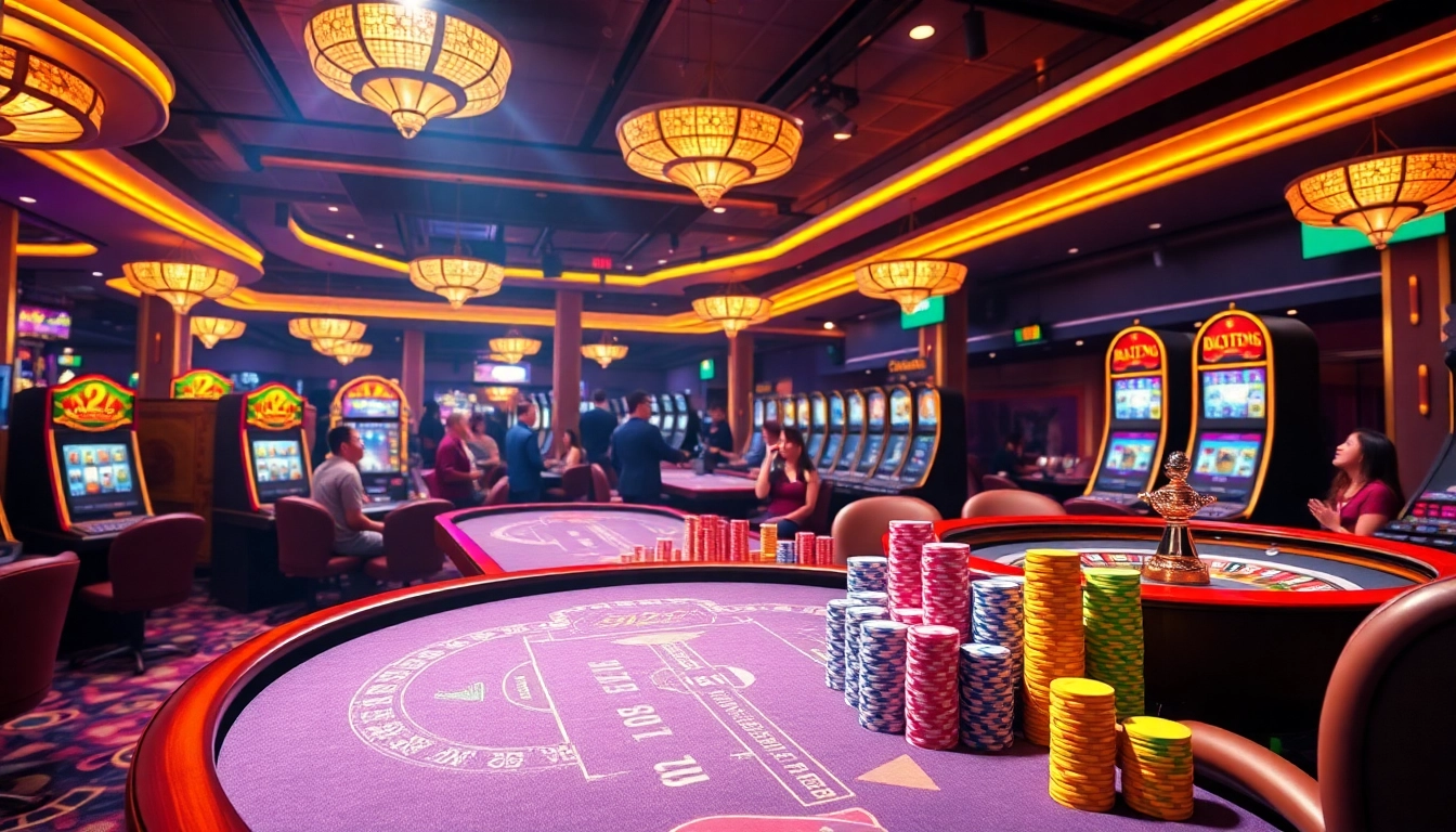 Experience the excitement at UU88 casino with vibrant tables, thrilling games, and elegant surroundings.